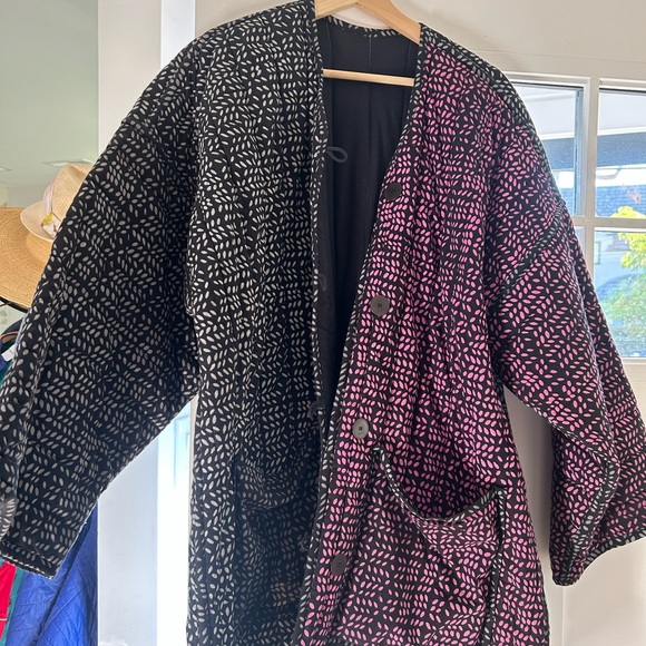 NWT, Seek Collective Space Coat, Foliage Print, Reversible, Size M/L - Picture 11 of 11